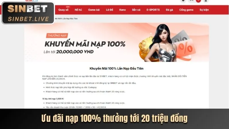 Thưởng nạp hàng ngày One88